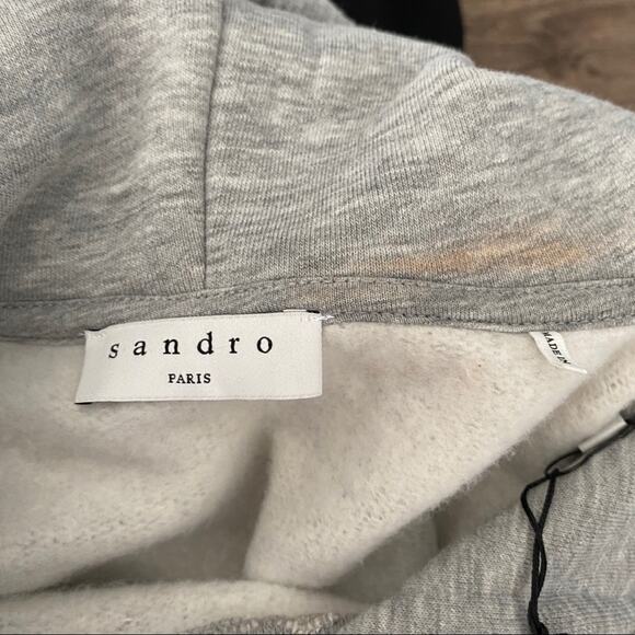 Sandro Play With Your Heart Embroidered Hoodie NWT"""""" - Picture 10 of 12